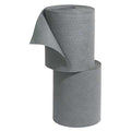 Sorbent Roll, Universal, 23 gal Vol Absorbed per Pkg, 16 1/2 in x 150 ft, Gray, 2 PK