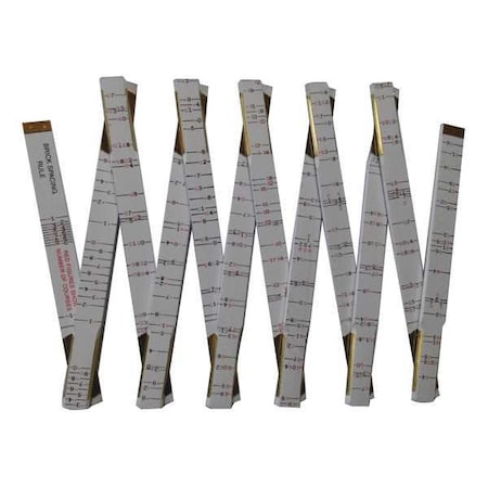 Brick Mason Folding Rule, 72 in., Standard
