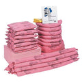 Spill Kit Refill, 63 gal Volume Absorbed per Kit, Not Applicable Capacity, Box, Pink, 119