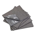Sorbent Pad, 15 gal, 31 in x 40 in, Bodily Fluids, Gray, Polypropylene