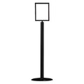 Sign Holder, 8-1/2In x 11In Frame, Black