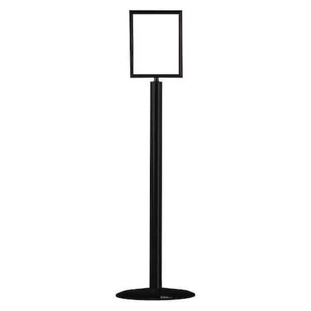 Sign Holder, 8-1/2In x 11In Frame, Black