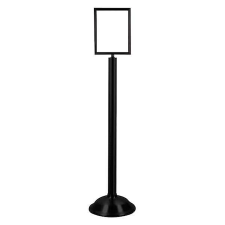 Sign Holder, 8-1/2In x 11In Frame, Black