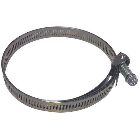 DuctClamp, 0.5inH, 10inW, StainlessSteel