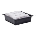 Absorbent Pillow In Pan, 12 gal, Universal, Black/Gray