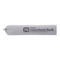Sorbent Sock, 17 gal, 2 1/4 in x 42 in, Universal, Gray, 35 PK
