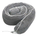Sorbent Boom, 48 gal, 8 in x 20 ft, Oil, Black, White, 2 PK