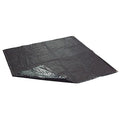 Sorbent Pad, 3 gal, 5 ft x 60 in, Oil, Black, Polyethylene, Polypropylene