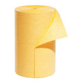 Sorbent Roll, 32 gal, 24 in x 150 ft, Universal, Yellow, Polypropylene