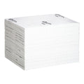 Sorbent Pad, 22 gal, 16 in x 20 in, Oil, White, Polypropylene