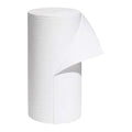 Sorbent Roll, 40 gal, 30 in x 300 ft, Oil, White, Polypropylene