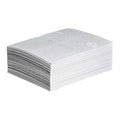 Sorbent Pad, 11 gal, 15 in x 20 in, Oil, White, Polypropylene