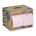 Sorbent Roll, 8 gal, 15 in x 60 ft, Universal, Pink, Polypropylene