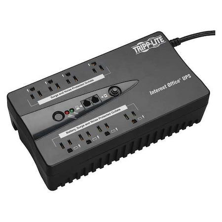 Power Strip, Surge, 8 Outlet(s) 5-15R, 5-15p, 6 ft.