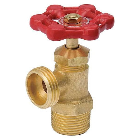 Boiler Drain Valve, 1/2 in., MPT x MPT