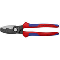 8" Cable Shears, Steel, Multi-Component Grip