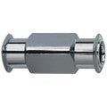 Luer Lock Adapter, Female, Plated Brass, Silver