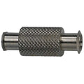 Female Luer Lock to Female Luer Lock, Female, 316 stainless steel, Silver