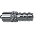 Male Luer Barb Adapter, Male, 316 stainless steel, Silver