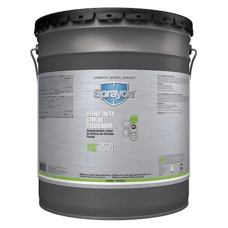 Degreaser, 5 Gal Pail, Liquid, Colorless