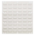 Steel Louvered Panel, 1/4 in D x 20 in H x 18 in W, White