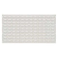Steel Louvered Panel, 1/4 in D x 20 in H x 36 in W, White