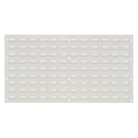 Steel Louvered Panel, 1/4 in D x 20 in H x 36 in W, White