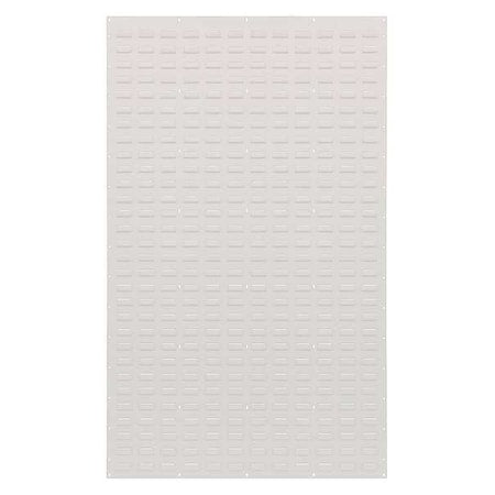 Steel Louvered Panel, 1 in D x 61 in H x 36 in W, White