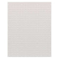 Steel Louvered Panel, 1 in D x 61 in H x 48 in W, White