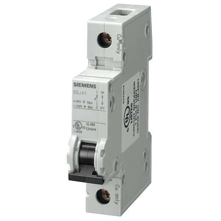 IEC Miniature Circuit Breaker, 5SJ4 Series, 2A, 1 Pole, 240V AC, 14kA at 240V AC, D Curve
