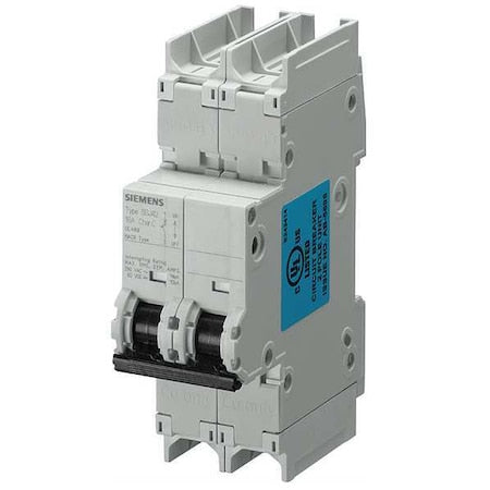 Miniature Circuit Breaker, 5SJ4 Series, 2A, 2 Pole, 240V AC, 14kA, D Curve