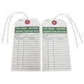 Tag, White, Paper, 2-7/8 in H, 5-3/4 in W, PK25