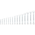 Combination Wrench Set, Metric, 15 Tools