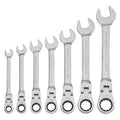 Combination Wrench Set, 12 Points, Chrome