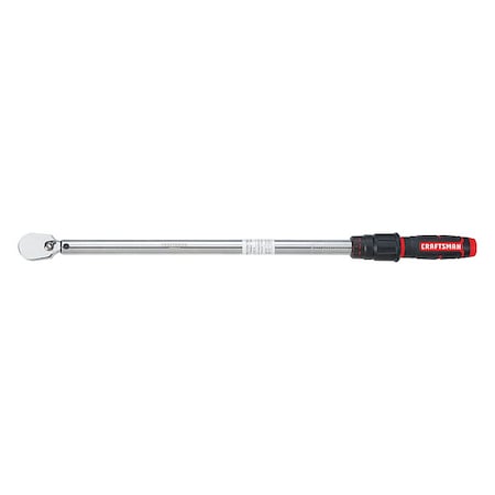 Micrometer Torque Wrench, 1/2" Drive