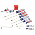 Screwdriver Set, Phillips, Slotted, 12 pcs.