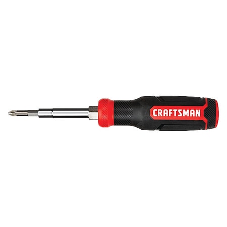 Multi-Bits Screwdriver, 3" L, 6 pcs.
