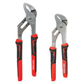 Groove Joint Plier Set, Flat Jaw, 10" L