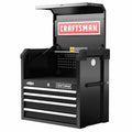 S2000 Open Tool Chest, 4 Drawer, Black, Steel, 26 in W x 16 in D x 24-1/2 in H