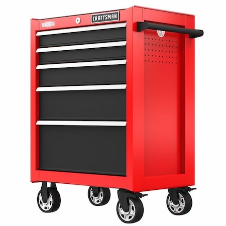 S2000 Open Tool Chest, 6 Drawer, Red, Steel, 40-1/2 in W x 16 in D x 24-1/2 in H