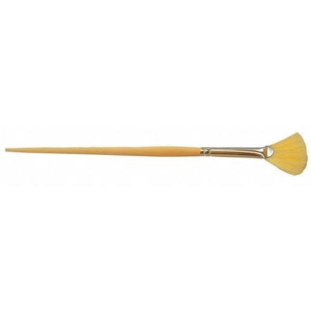 #4 Fan Marking White China Bristle, Paint Brush