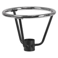 Round Bar Height, Table Base Ring, 3.25", 16"dia., 16" L, 16" W, 12" H, Chrome