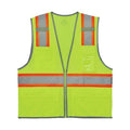Two Tone Mesh Safety Vest, Lime, L/XL