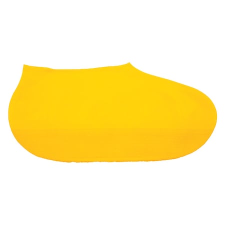 Boot Savers Disposable Shoe Cover, Natural Rubber Latex, Unisex, Size 11, Yellow, PK100