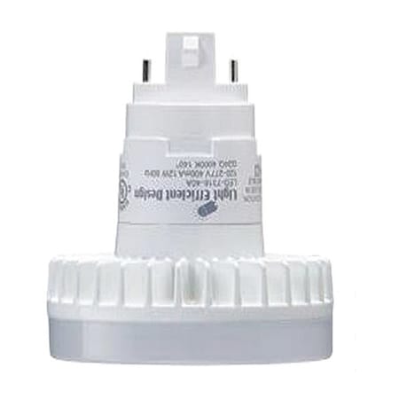 Lamp, LED, PL, 12W, 4 Pin, G24Q/GX24Q, 3500K, Bulb Color Temp.: 2700K