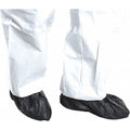 Shoe Cover, Fluid Resistant, XL, Package Quantity 150, Black, 7 in, , XL