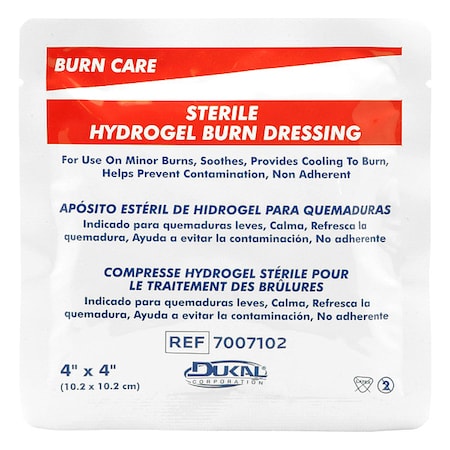 Burn Dressing, Sterile, White, PK10