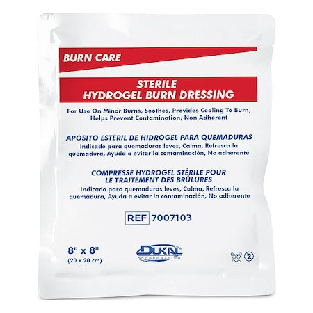 Burn Dressing, Sterile, White, PK4