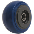 Caster Wheel, 4"dia, 400 lb, Blue