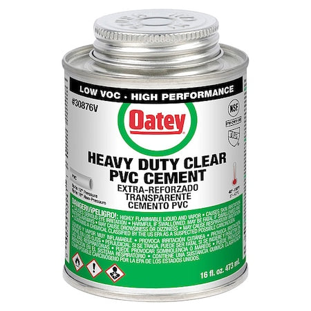 Cement, Brush-Top Can, 16 fl oz, Clear